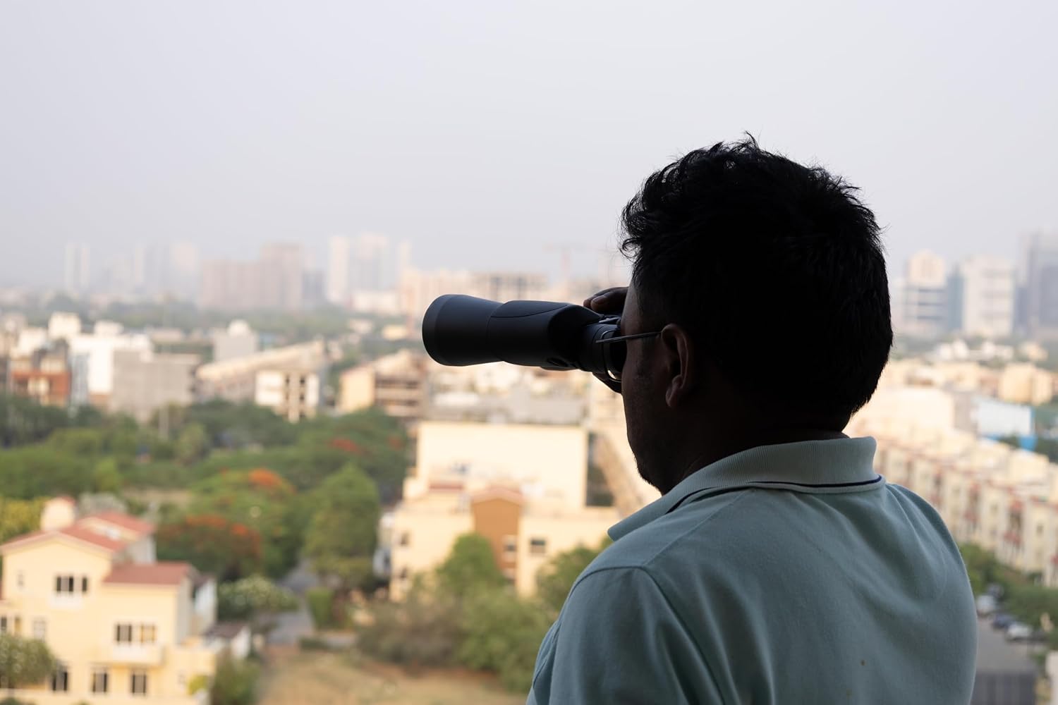 Starscapes Binoculars for Long Distance 10 x 50 for Adults | Wide Eye Piece | for Bird Watching, Wildlife, Safari (Black)