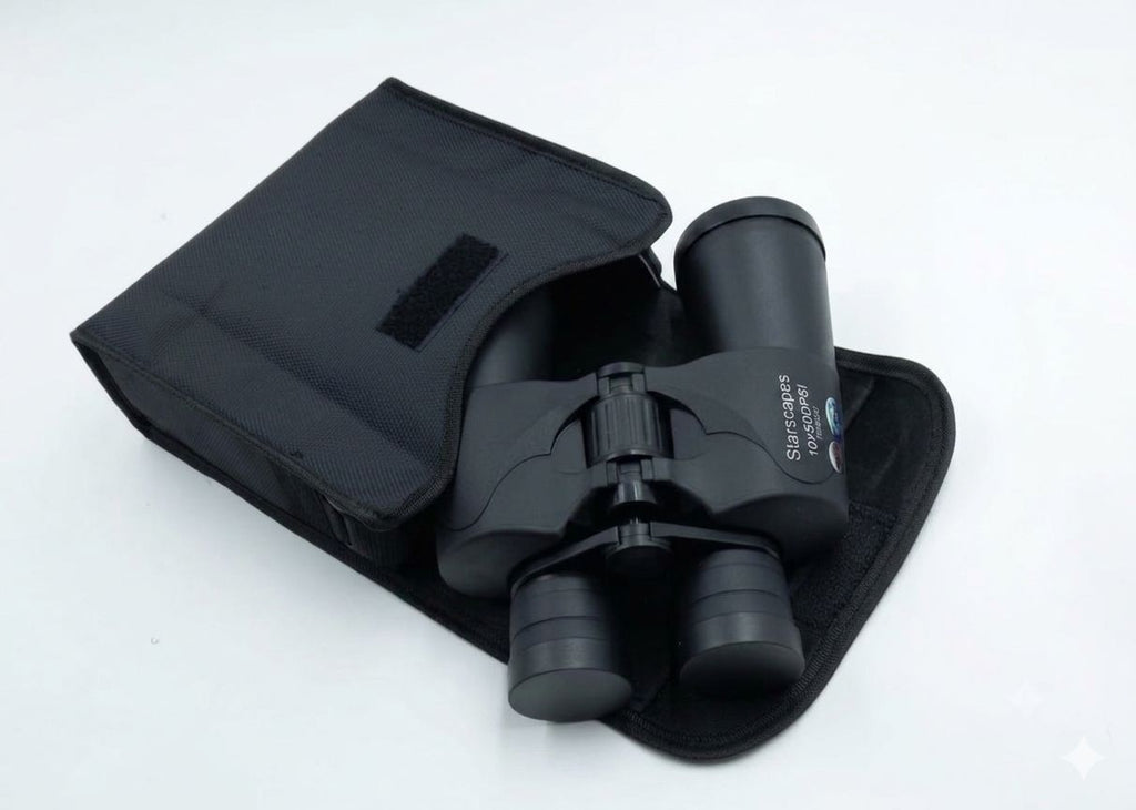 Starscapes Binoculars for Long Distance 10 x 50 for Adults (Black)